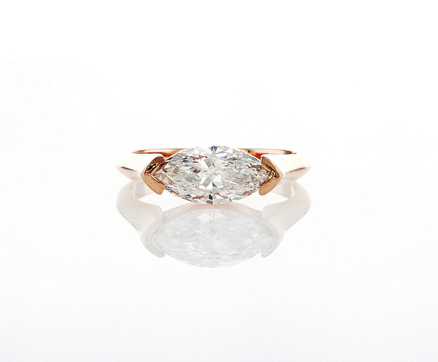 טבעת יהלום מרקיזה